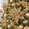 Vickerman Glitter Poinsettia Stem - view 2 of 3