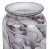 5.8" Marble Paint Round Glass Container - view 2 of 2