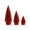 Vickerman Glitter Oval Pine Artificial Christmas Tree Set of 3 - view 2 of 2