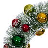 Vickerman 18" Frosted Wreath with Ball Ornaments - view 3 of 5