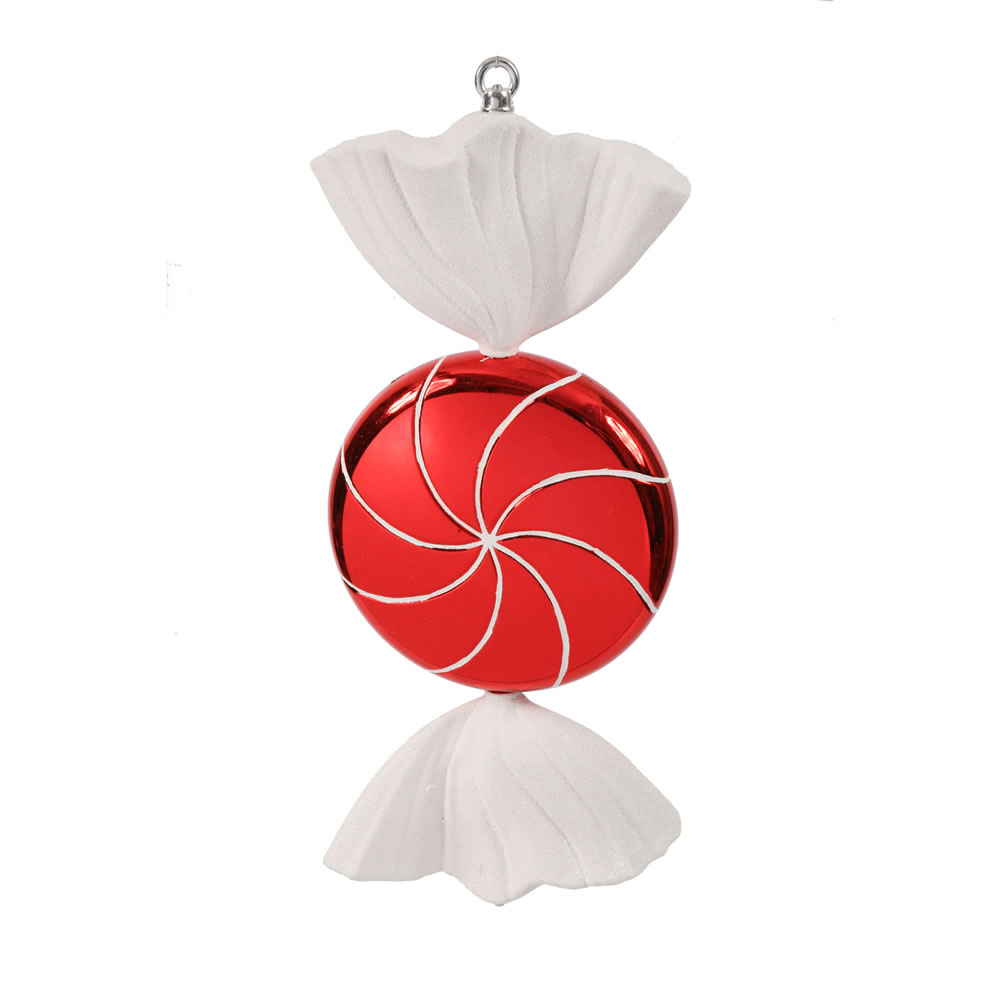 Vickerman 18.5" Swirl Candy Ornament