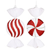 Vickerman Flat Peppermint Candy Christmas Ornament Set - view 1 of 2