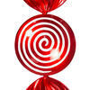 Vickerman Flat Peppermint Candy Christmas Ornament - view 2 of 4