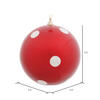 Vickerman Candy Polka Dot Ball Christmas Ornament - view 2 of 2
