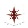 Vickerman 3D Glitter Star Ornament - view 2 of 2