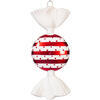Vickerman 7" Assorted Flat Candy Glitter Ornaments 3/Pk - view 4 of 4