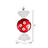Vickerman Flat Polka Dot Candy Christmas Ornament - view 2 of 2
