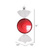 Vickerman Swirl Flat Candy Christmas Ornament - view 2 of 2