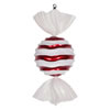 Vickerman 18.5" Striped Wave Candy Christmas Ornament - view 1 of 2
