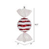 Vickerman 18.5" Striped Wave Candy Christmas Ornament - view 2 of 2