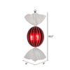 Vickerman 18.5" Oval Striped Candy Christmas Ornament  - view 2 of 2