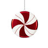 Vickerman 6" Flat Swirl Candy Ornament - view 1 of 5