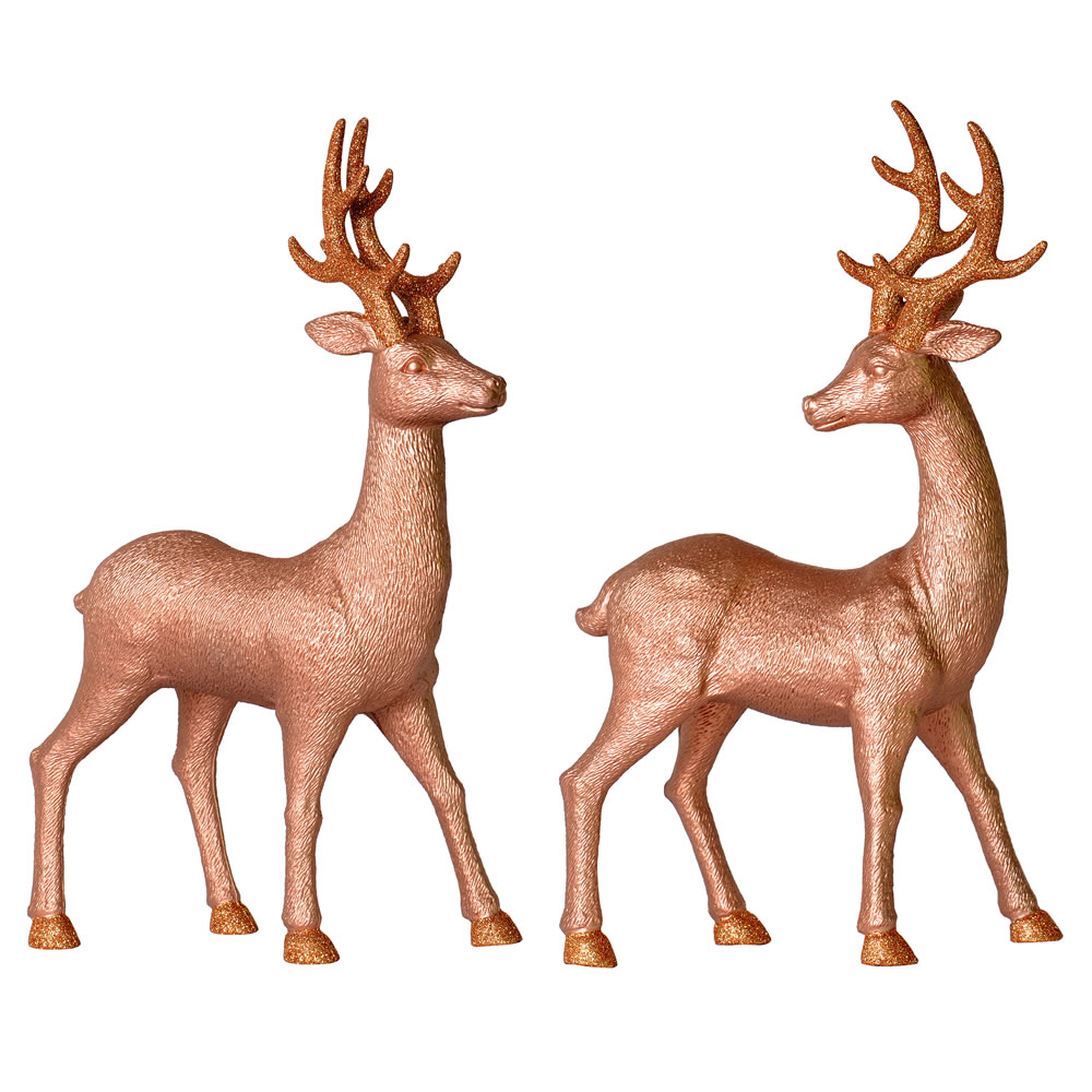 Vickerman Deer Christmas Ornament Set