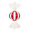 Vickerman Red and White Candy Ornament with Glitter Accents - view 1 of 4
