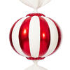 Vickerman Red and White Candy Ornament with Glitter Accents - view 3 of 4