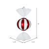Vickerman Red and White Candy Ornament with Glitter Accents - view 2 of 4