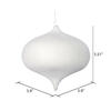 Vickerman 6" Flocked Onion Ornament - view 2 of 3