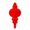 Vickerman 10" Flocked Finial Ornament - view 1 of 3