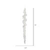 10" Clear Icicle w/ Silver Glitter 6/Bag - view 2 of 3