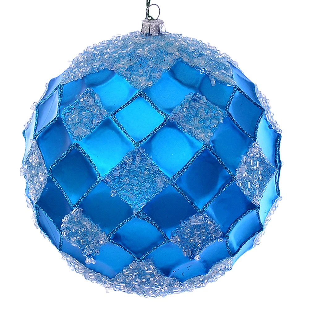 Vickerman 4.75" Net Beaded Ball