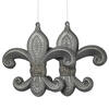 Vickerman 7.3" Antique Fleur-de-lis Christmas Ornament - view 3 of 5