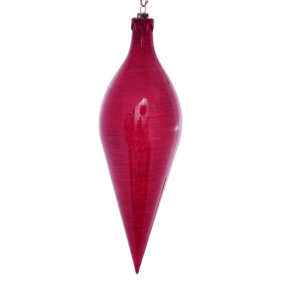 Vickerman Wood Grain Shuttle Ornament