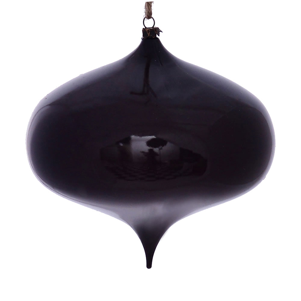 Vickerman Wood Grain Onion Christmas Ornament