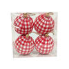 Vickerman Plaid Cloth Ball Ornament - view 3 of 3
