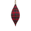 Vickerman Plaid Cloth Assorted Christmas Ornaments, 4/bag - view 2 of 3