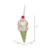 Vickerman 5.75" Ice Cream Cone Ornament - view 3 of 5