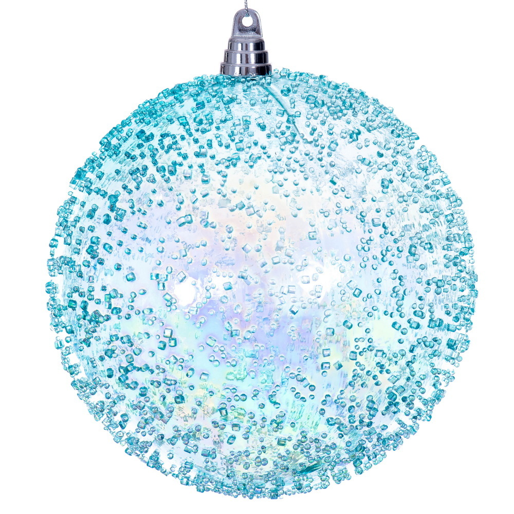 Vickerman Iridescent Bead Ball Ornament