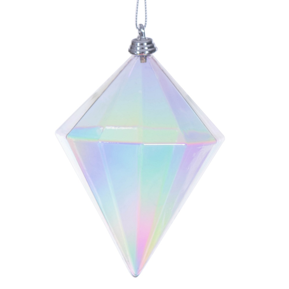 Vickerman 5" Iridescent Diamond Ornament