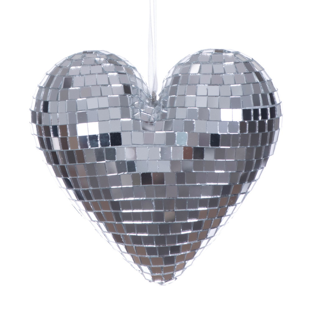 Shiny Mirror Heart Ornament
