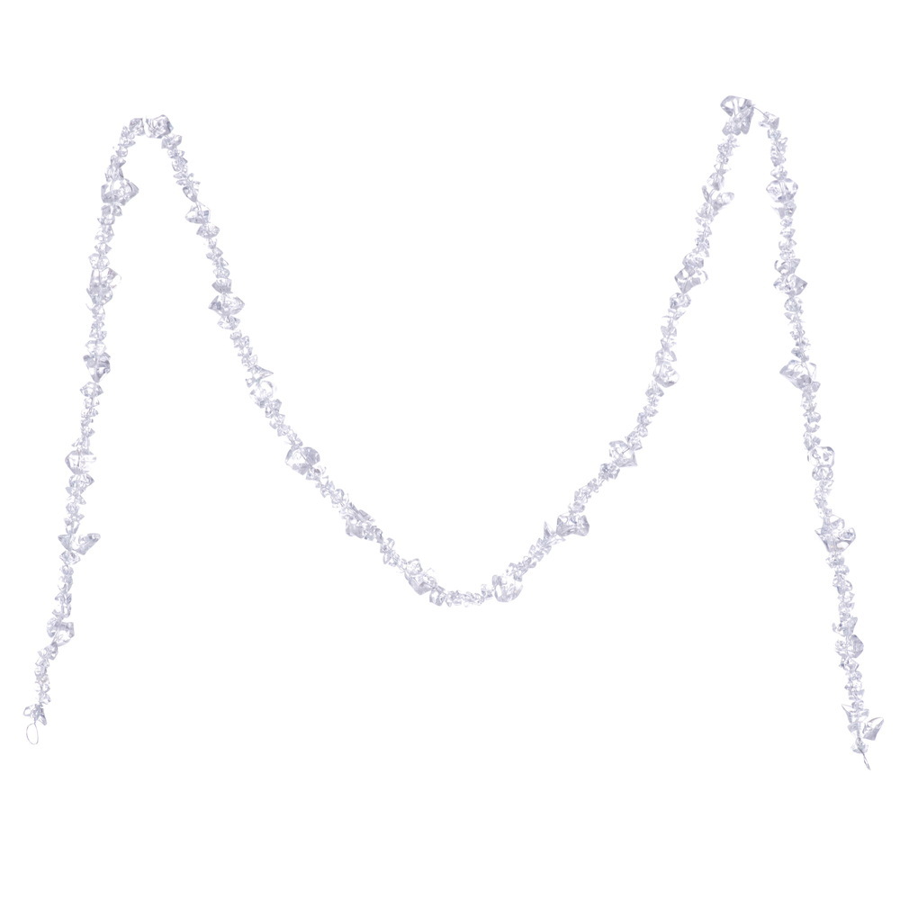 6' Clear Ice Cube Garland