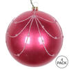 Vickerman Candy Glitter Curtain Ball Ornament - view 2 of 3