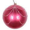 Vickerman Candy Glitter Curtain Ball Ornament - view 1 of 3