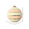 Vickerman 4" Horizontal Stripe Pastel Ball Ornament - view 2 of 3