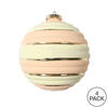 Vickerman 4" Horizontal Stripe Pastel Ball Ornament - view 3 of 3