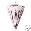Vickerman 6" Brushed Cone Christmas Ornament - view 2 of 2