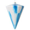 Vickerman 6" Marbled Cone Christmas Ornament - view 1 of 2