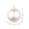 Vickerman Matte Glitter Ball Ornament - view 2 of 2