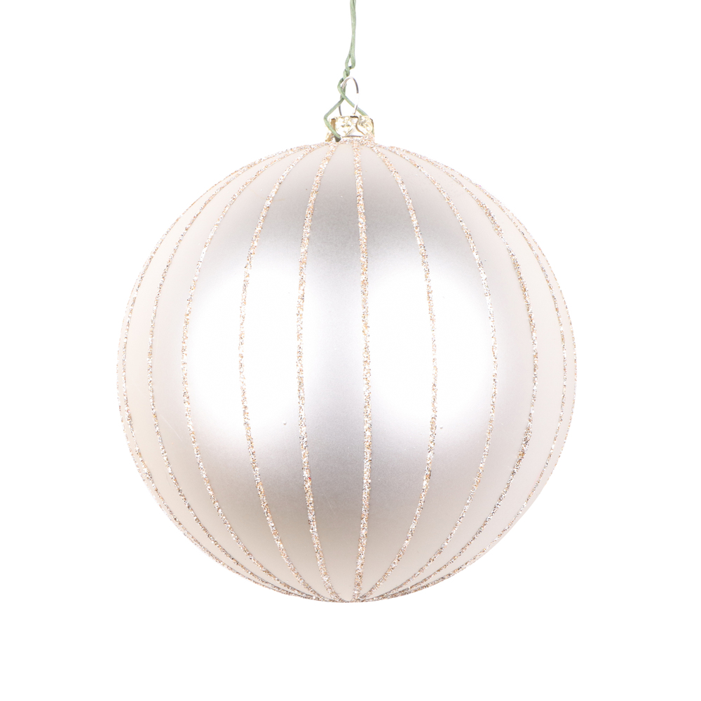 Vickerman Matte Glitter Ball Ornament