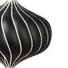 Vickerman White Black Matte Onion Ornament - view 3 of 3
