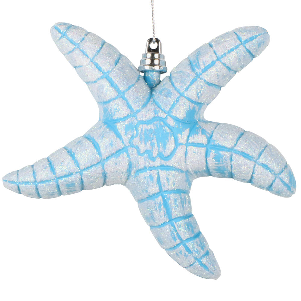 Starfish Glitter Ornament