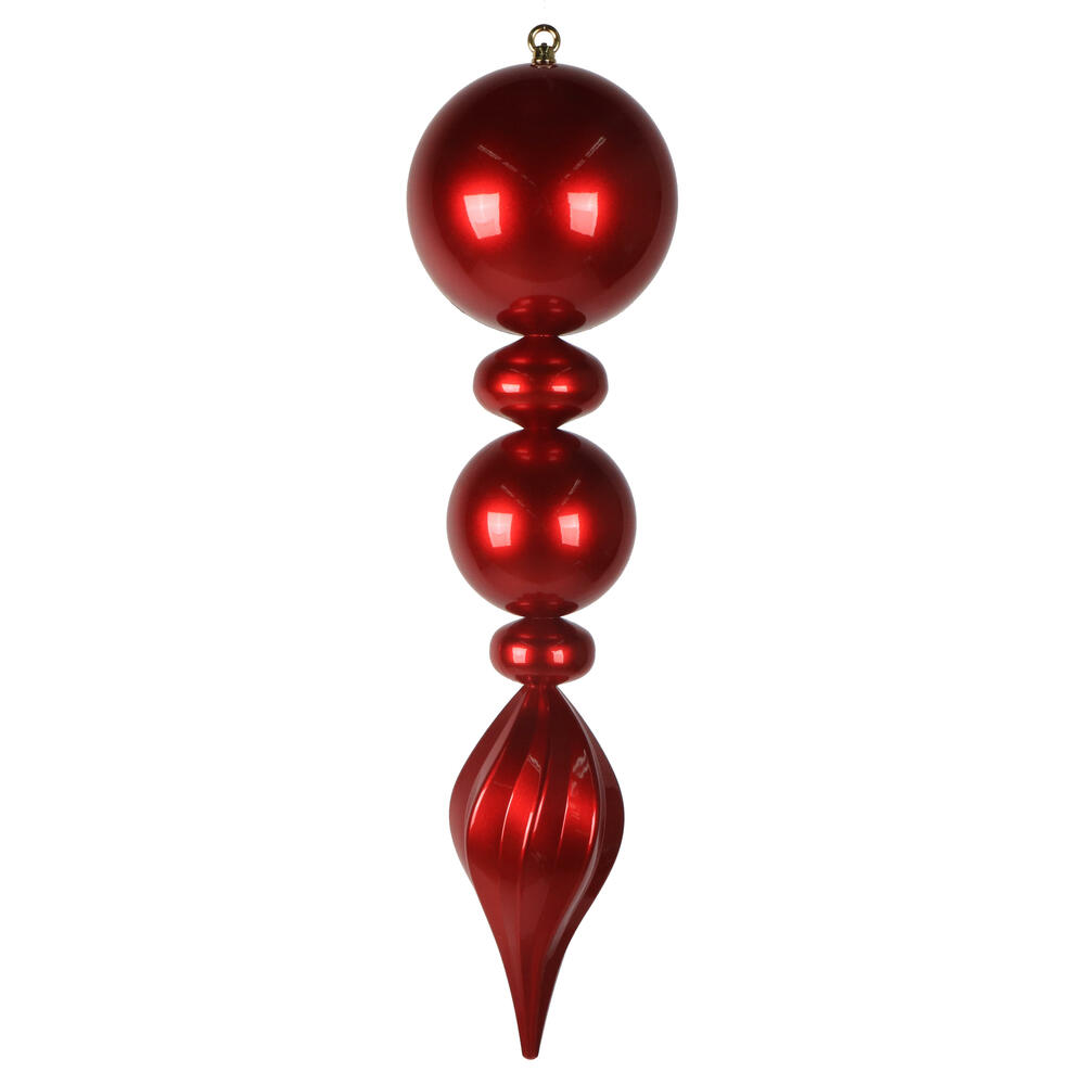 Vickerman 30" UV Candy Ball Swirl Finial Ornament