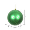 Vickerman Matte and Glitter Swirl Ball Ornament - view 3 of 4