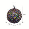 Vickerman Multicolor Sequin Glitter Diamond Bauble Ornament - view 2 of 3