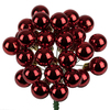 Vickerman 1" x 24" Shiny Ball Ornament Christmas Pick - view 2 of 4