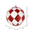 Vickerman Ball with White Diamond Glitter Christmas Ornament - view 2 of 3