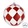 Vickerman Ball with White Diamond Glitter Christmas Ornament - view 3 of 3